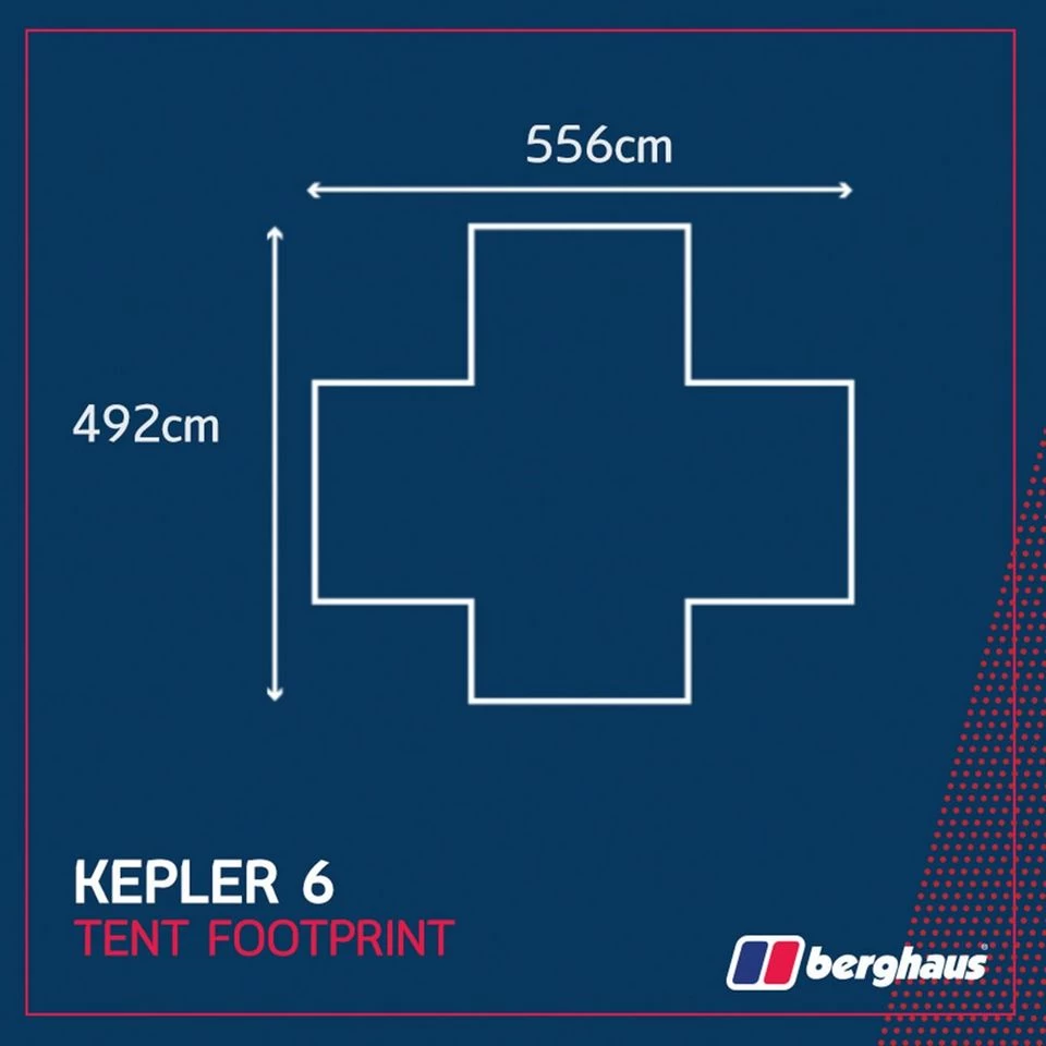 Berghaus Kepler 6 Tent Footprint 2 Berghaus Kepler 6 Tent Footprint - Image 2