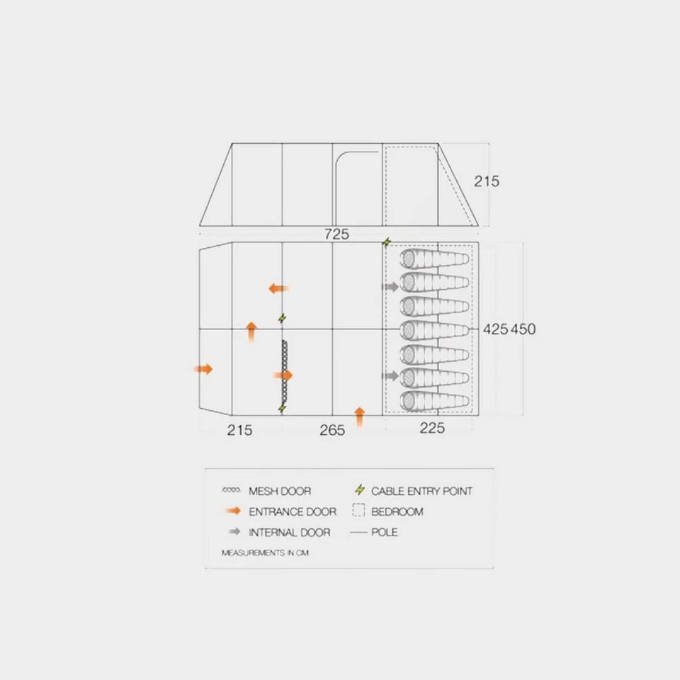 Vango Casa Lux Family Tent 2 Vango Casa Lux Family Tent - Image 2