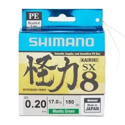 Shimano Kairiki Pe 0.200Mm Mantis Grn 17.0Kg 150M 9 Shimano Kairiki Pe 0.200Mm Mantis Grn 17.0Kg 150M -Outdoor life go 426019 z
