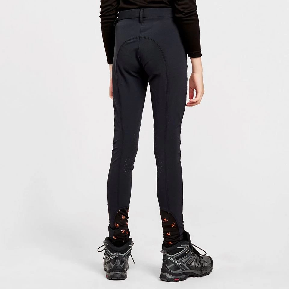 Kids' Thompson Knee Patch Breeches Black 2 Kids' Thompson Knee Patch Breeches Black - Image 2