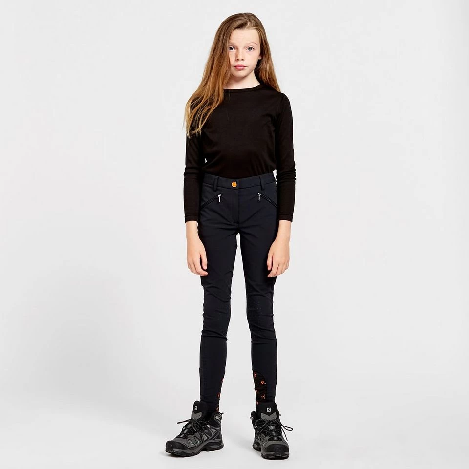 Kids' Thompson Knee Patch Breeches Black 3 Kids' Thompson Knee Patch Breeches Black - Image 3