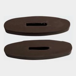 Roma Rubber Rein Stops Brown