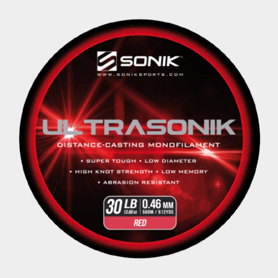 UltraSonik Salt Mono 30lb 560m Red 1 UltraSonik Salt Mono 30lb 560m Red