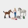 Schleich Vet Visiting Mare And Foal