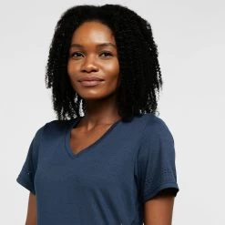 MOUNTAIN HORSE Women's Tyra Tech Top Navy -Outdoor life go 510549 d