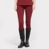 Ladies Team Riding Tights Burgundy