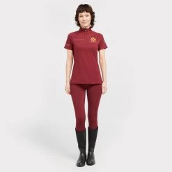 Ladies Team Riding Tights Burgundy 11 Ladies Team Riding Tights Burgundy -Outdoor life go 517302 c