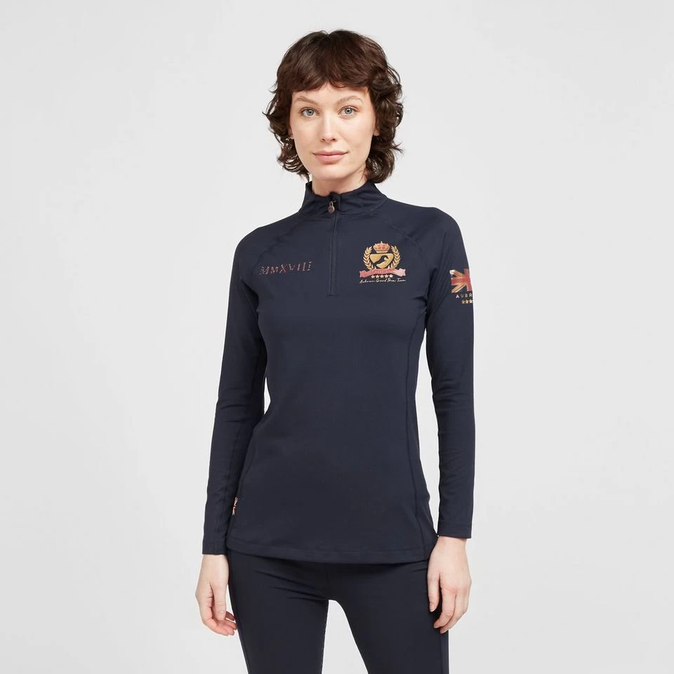 Ladies Team Long Sleeve Base Layer Navy 1 Ladies Team Long Sleeve Base Layer Navy