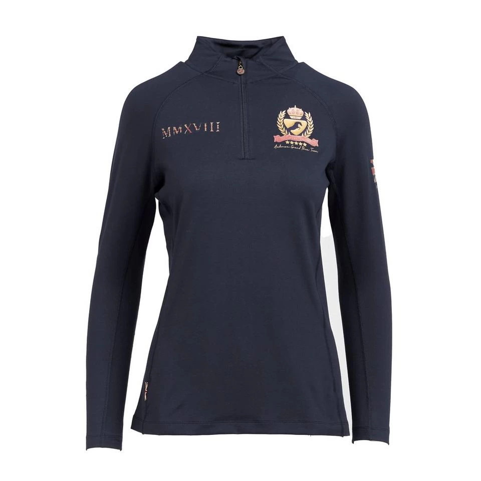 Ladies Team Long Sleeve Base Layer Navy 8 Ladies Team Long Sleeve Base Layer Navy - Image 8