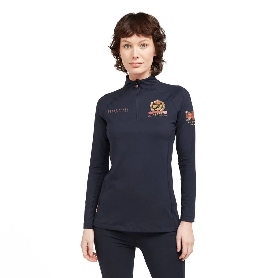 Ladies Team Long Sleeve Base Layer Navy 9 Ladies Team Long Sleeve Base Layer Navy - Image 9