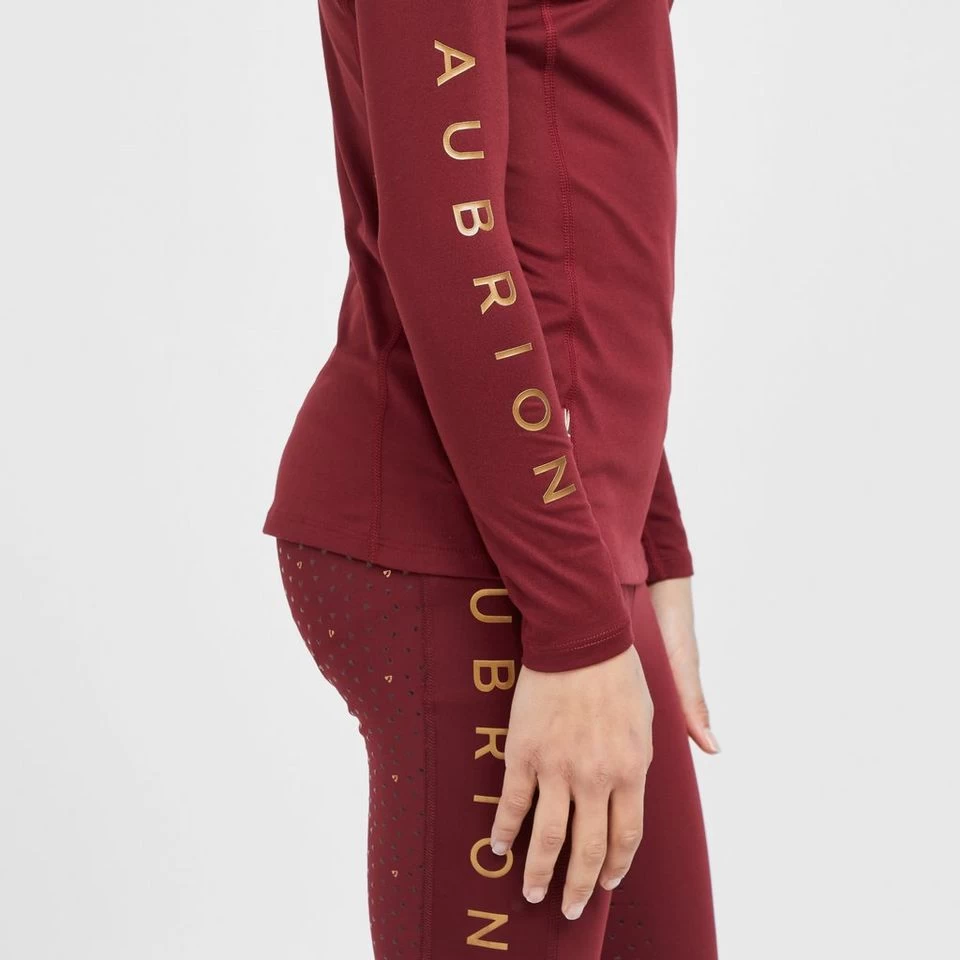 Childs Team Long Sleeve Base Layer Burgundy 6 Childs Team Long Sleeve Base Layer Burgundy - Image 6