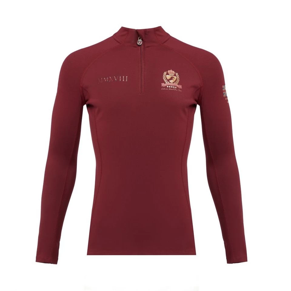 Childs Team Long Sleeve Base Layer Burgundy 8 Childs Team Long Sleeve Base Layer Burgundy - Image 8
