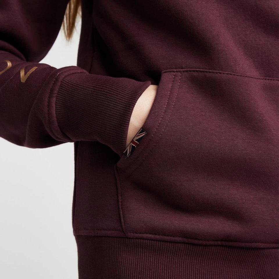 Maids Team Hoodie Burgundy 6 Maids Team Hoodie Burgundy - Image 6