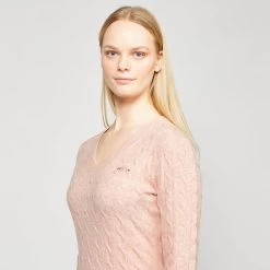 Classy Cable Pullover Blush Mel -Outdoor life go 526485 d