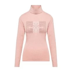 Ladies Cecile Long Sleeve Top Blush Melange 10 Ladies Cecile Long Sleeve Top Blush Melange -Outdoor life go 526492 u