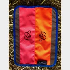 Charlotte Dujardin Multi-Coloured Nose Band Pink/Orange