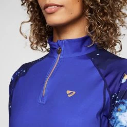 Womens Hyde Park Cross Country Shirt Midnight -Outdoor life go 575382 e