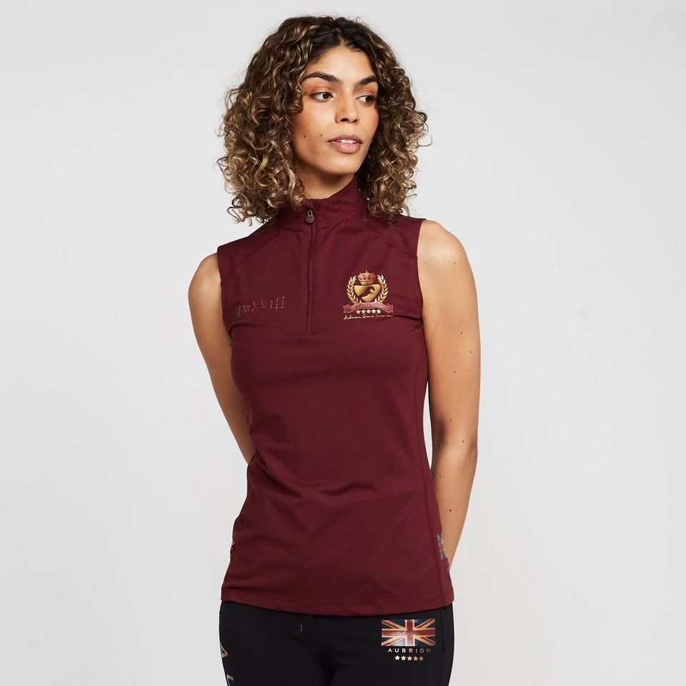 Womens Team Sleeveless Base Layer Burgundy 1 Womens Team Sleeveless Base Layer Burgundy
