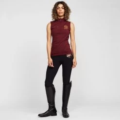 Womens Team Sleeveless Base Layer Burgundy 11 Womens Team Sleeveless Base Layer Burgundy -Outdoor life go 575399 c