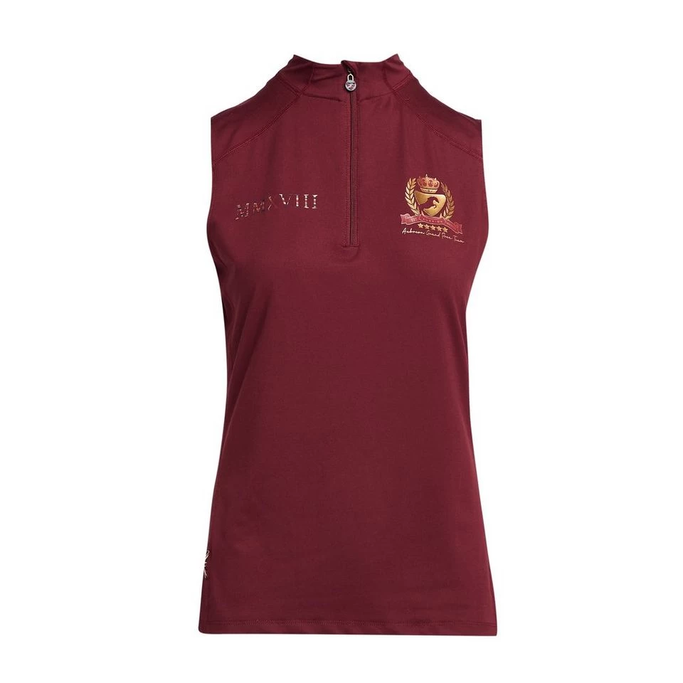 Womens Team Sleeveless Base Layer Burgundy 8 Womens Team Sleeveless Base Layer Burgundy - Image 8