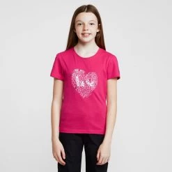 Regatta Childs Bosley V T-Shirt Pink Fusion