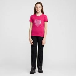 Regatta Childs Bosley V T-Shirt Pink Fusion -Outdoor life go 577279 c