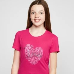 Regatta Childs Bosley V T-Shirt Pink Fusion -Outdoor life go 577279 d