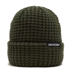 Khaki Waffle Beanie -Outdoor life go 633661 z